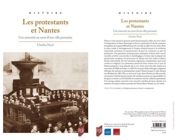 Nouvel ouvrage "Les Protestants et Nantes"